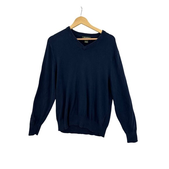 Eddie Bauer Cotton Cashmere Sweater Mens Size M‎ Capsule Classic Minimalist - Picture 1 of 10